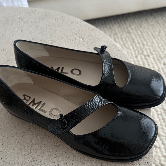 MLO Malloni Black Patent Leather Mary Jane 37 - Italian - Picture 3 of 5